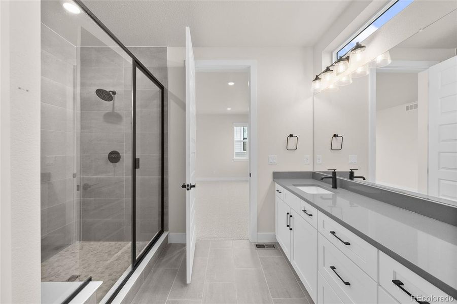 Furnished interior view inside a new home in Harmony at Sterling Ranch, Littleton (Image 15).