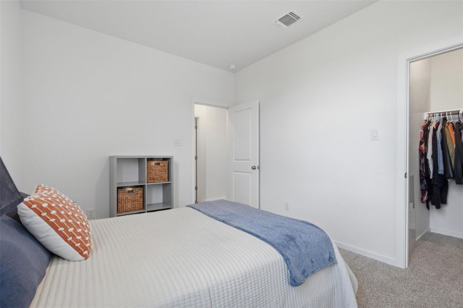 Furnished interior view inside a new home in , Manor (Image 15).