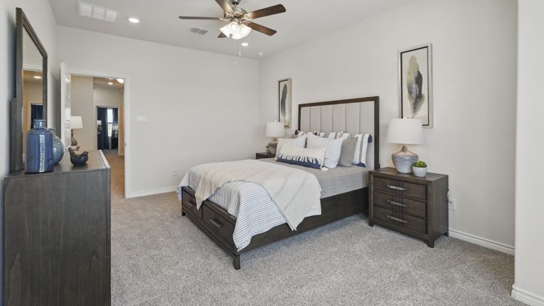 Furnished interior view inside a new home in Liberty Crossing, Royse City (Image 25).