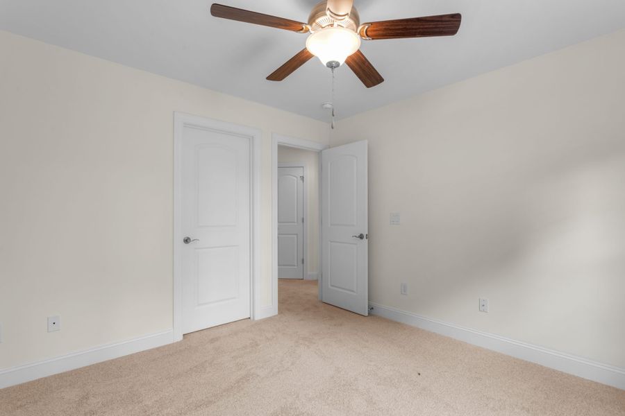 Representative unfurnished interior of a home built from the Fairfield Lux by Keystone Homes NC in Weybridge, Burlington (Image 32).