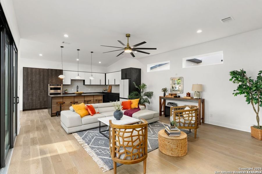 Furnished interior view inside a new home in , San Antonio (Image 3).