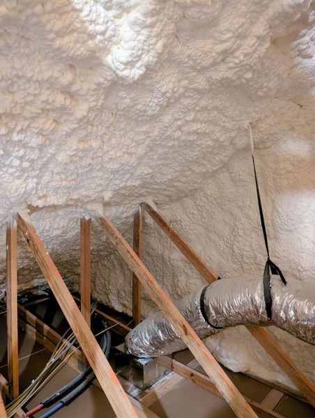 Look at this blown in insulation!