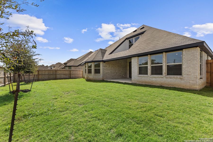 Exterior details and patio area of a home in Davis Ranch, San Antonio (Image 2). Exterior details and patio area of a home in Davis Ranch, San Antonio (Image 2).