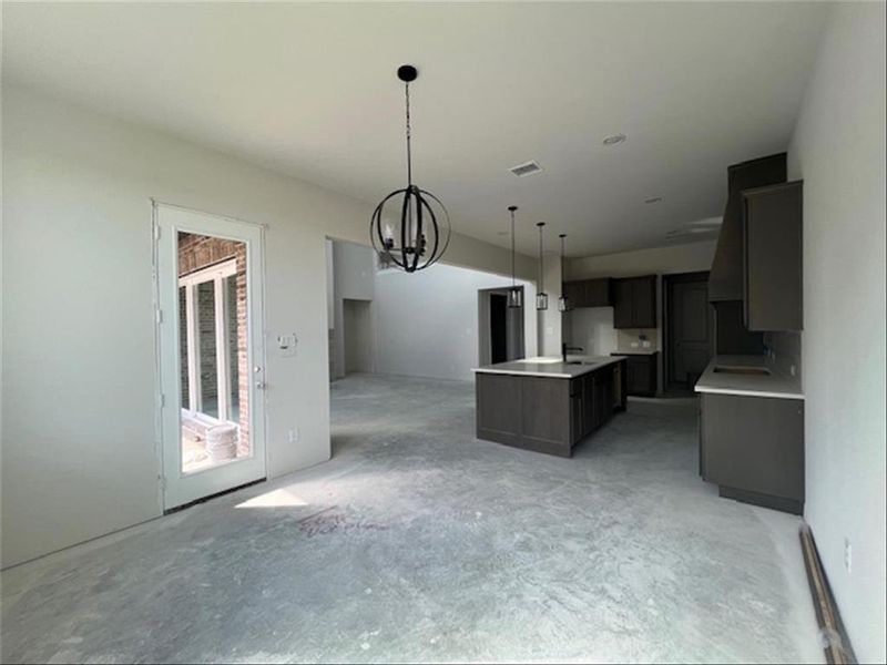 Breakfast nook/kitchen