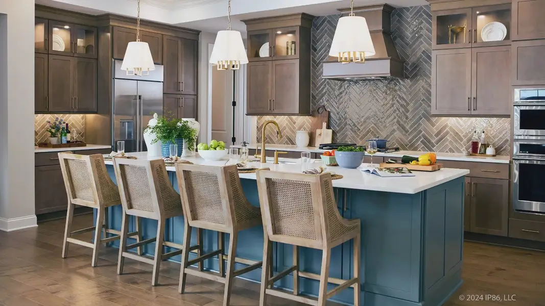 Representative furnished interior of a home built from the Promenade by Epcon Communities in Lakeside at Millican Reserve, College Station (Image 13).