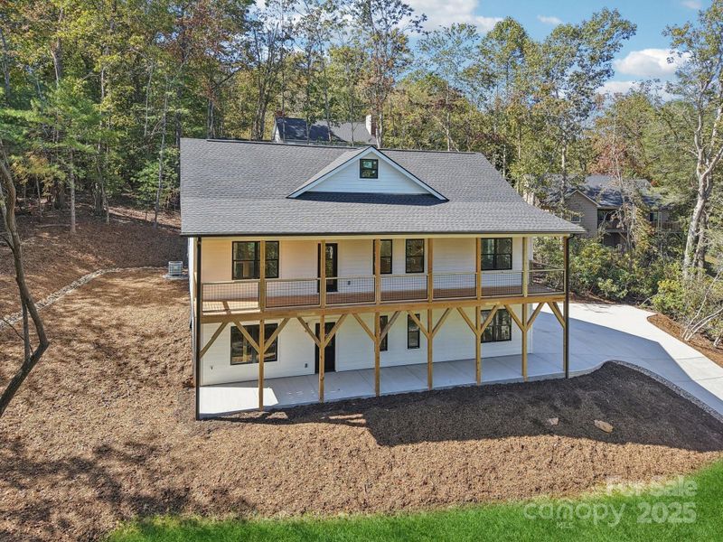 Exterior details and patio area of a home in , Mills River (Image 27). Exterior details and patio area of a home in , Mills River (Image 27).