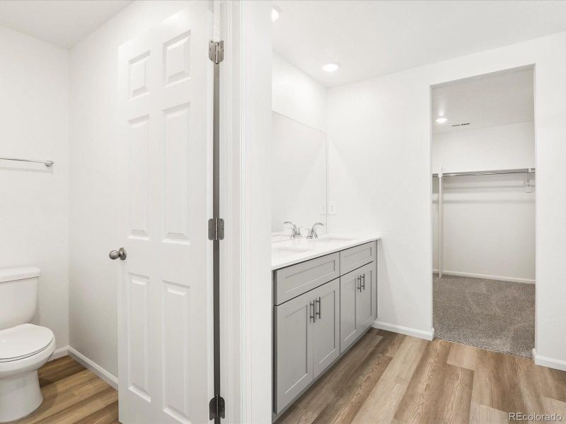 Furnished interior view inside a new home in Ridgeline Vista: The Flora Collection, Brighton (Image 11).