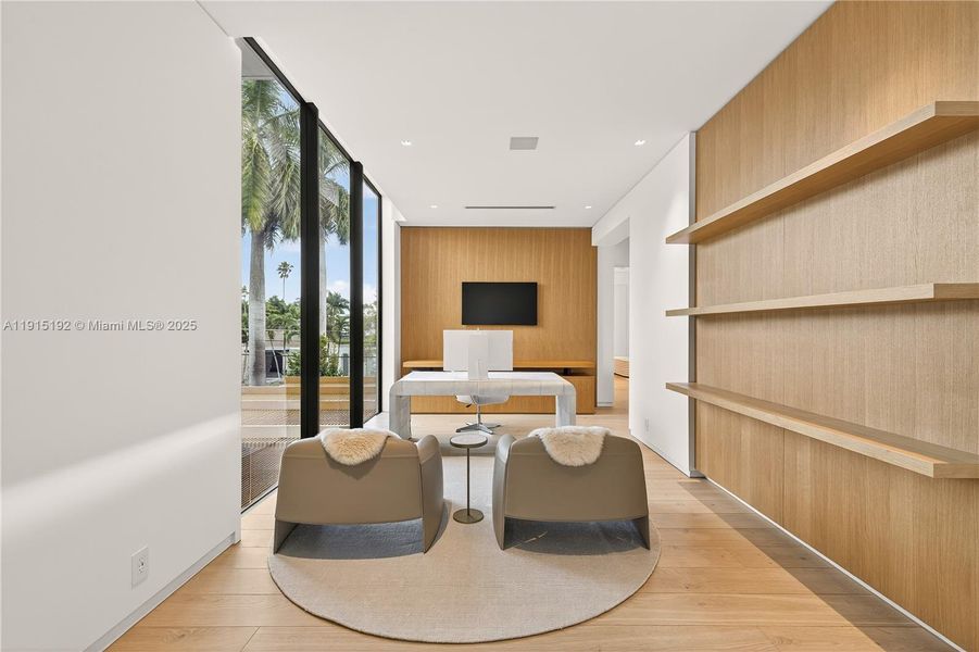 Furnished interior view inside a new home in , Miami Beach (Image 11). Furnished interior view inside a new home in , Miami Beach (Image 11).