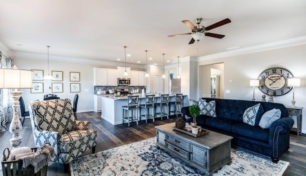 Furnished interior view inside a new home in Jones Ridge, Dallas (Image 9).
