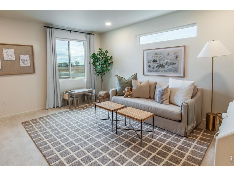 Furnished interior view inside a new home in , Fort Collins (Image 32). Furnished interior view inside a new home in , Fort Collins (Image 32).
