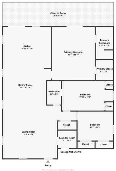 2D floor plan layout of this home in , Oak Hill, FL (Image 4).