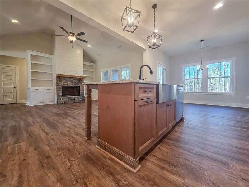 Furnished interior view inside a new home in , Rockmart (Image 12).