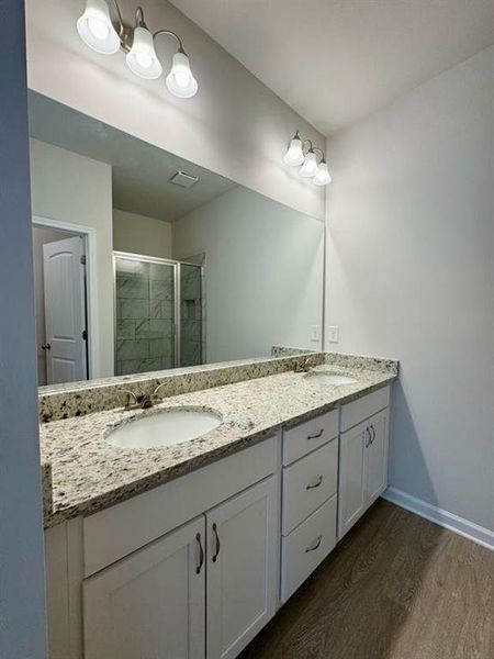 Furnished interior view inside a new home in , Clarkesville (Image 8).