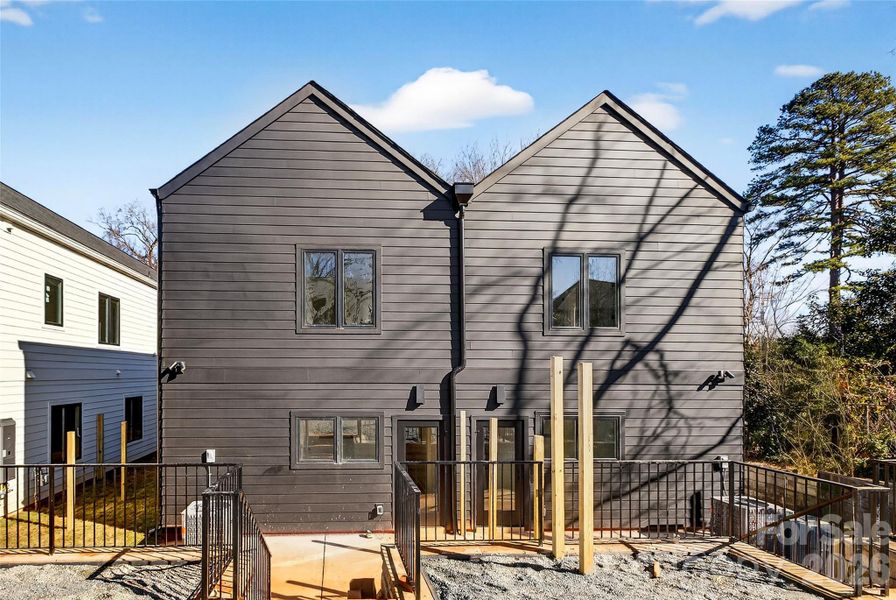 Exterior details and patio area of a home in , Charlotte (Image 24).