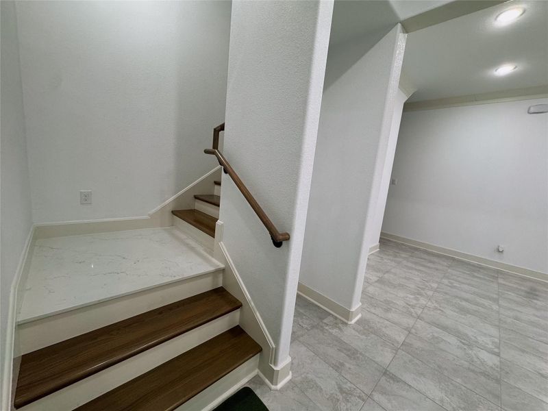 Landing on staircase