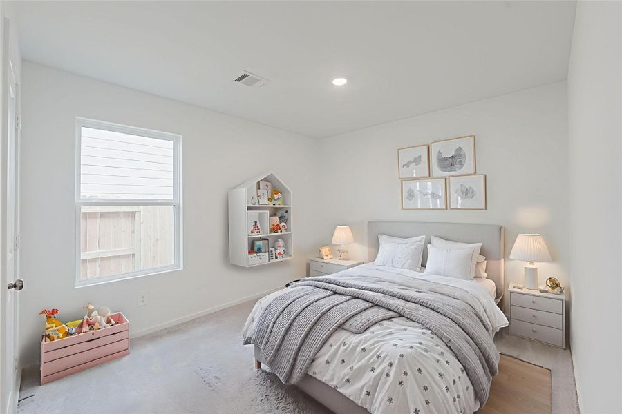 Furnished interior view inside a new home in Pinewood at Grand Texas: Colonial & Cottage Collections, New Caney (Image 7).