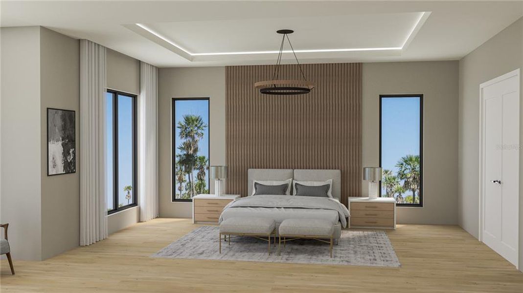 Furnished interior view inside a new home in , St. Petersburg (Image 11).