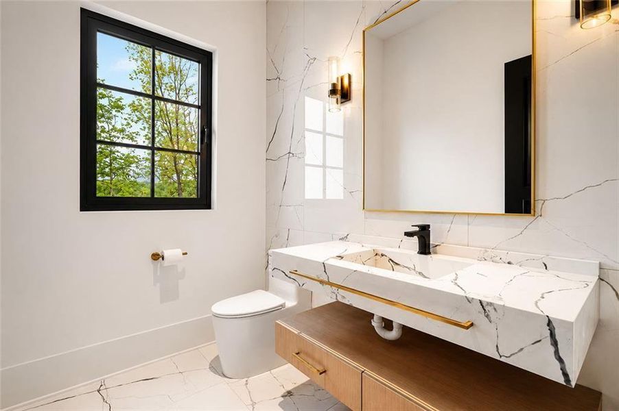 Furnished interior view inside a new home in , Alpharetta (Image 35).
