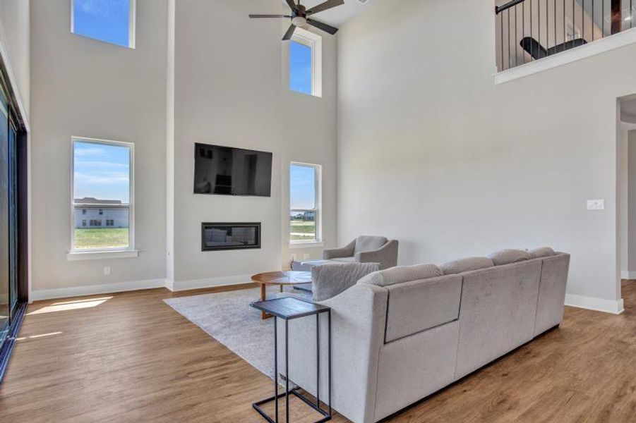 Furnished interior view inside a new home in , Celina (Image 13). Furnished interior view inside a new home in , Celina (Image 13).