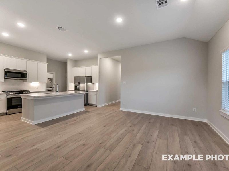 Furnished interior view inside a new home in Enclave at Newport, Crosby (Image 3).
