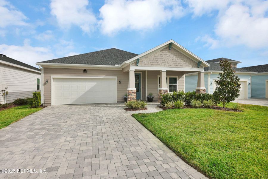 Front exterior of a new home in , St. Augustine, FL, highlighting curb appeal (Image 22).