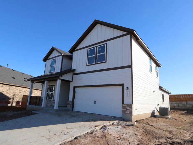 In-progress construction of a new home in Cascades at Onion Creek, Austin, TX (Image 11).
