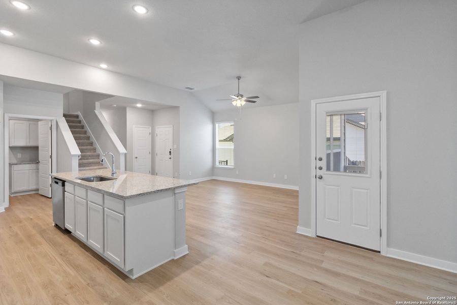 Furnished interior view inside a new home in , San Antonio (Image 10).