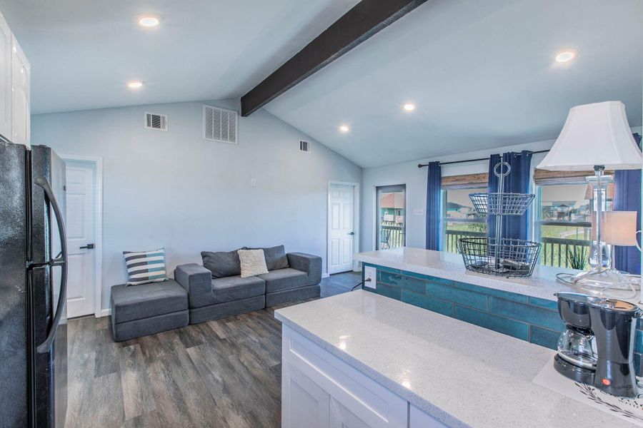 Furnished interior view inside a new home in , Bolivar Peninsula (Image 15).