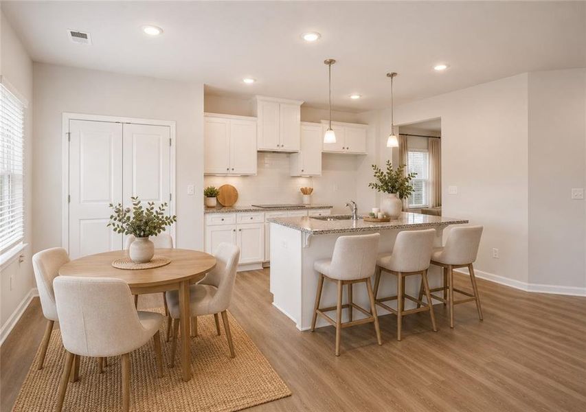 Furnished interior view inside a new home in Vickers Point - Single Family, Fairburn (Image 33).