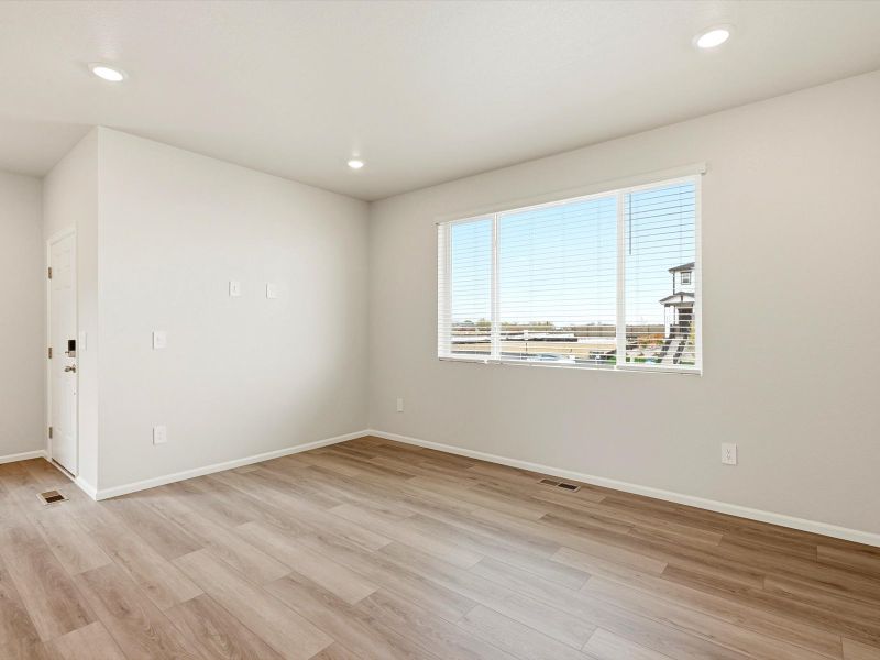 Spacious, unfurnished interior of a new home in York Station, Thornton (Image 9). Spacious, unfurnished interior of a new home in York Station, Thornton (Image 9).