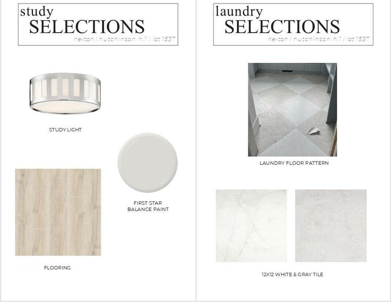 Sample of building materials used in homes in Nexton, Summerville (Image 9).