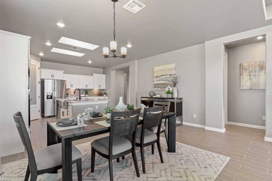 Representative furnished interior of a home built from the Pershing by Hakes Brothers in Paseo Del Este, El Paso (Image 9).