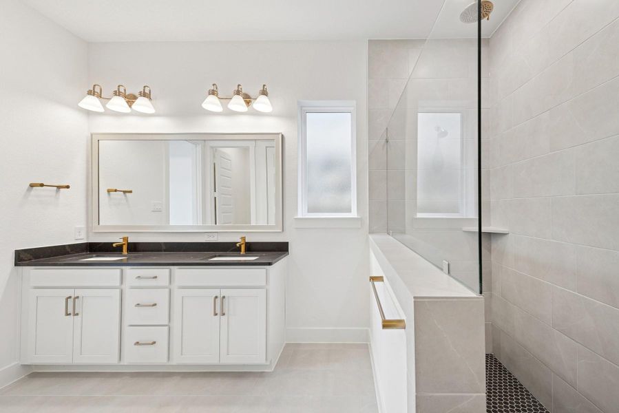 Furnished interior view inside a new home in The Highlands 40', Porter (Image 7). Furnished interior view inside a new home in The Highlands 40', Porter (Image 7).