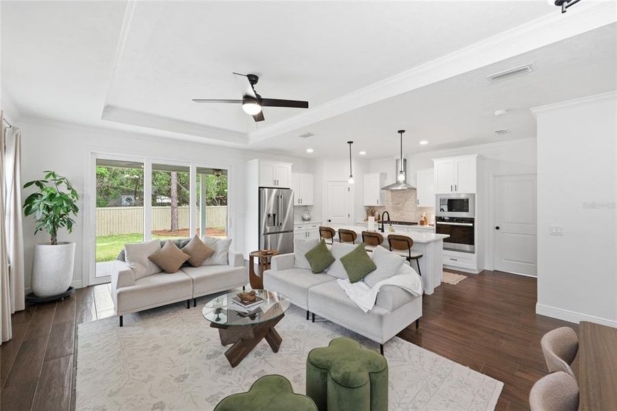 Furnished interior view inside a new home in , Gainesville (Image 7).