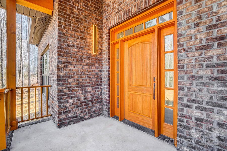 Mahogany Doorway