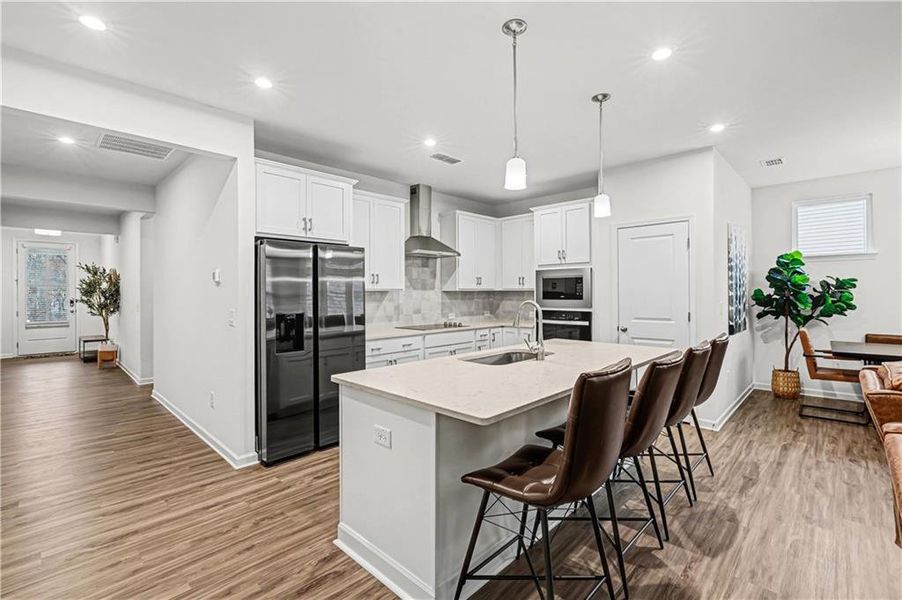 Furnished interior view inside a new home in , Cartersville (Image 42).