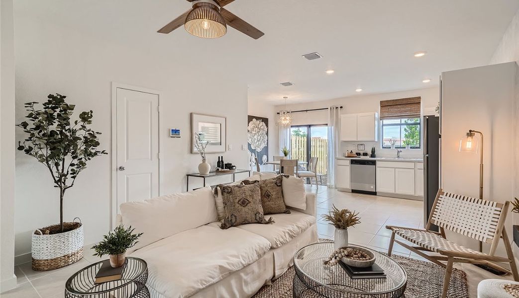 Furnished interior view inside a new home in Palm Cay, Florida City (Image 6).