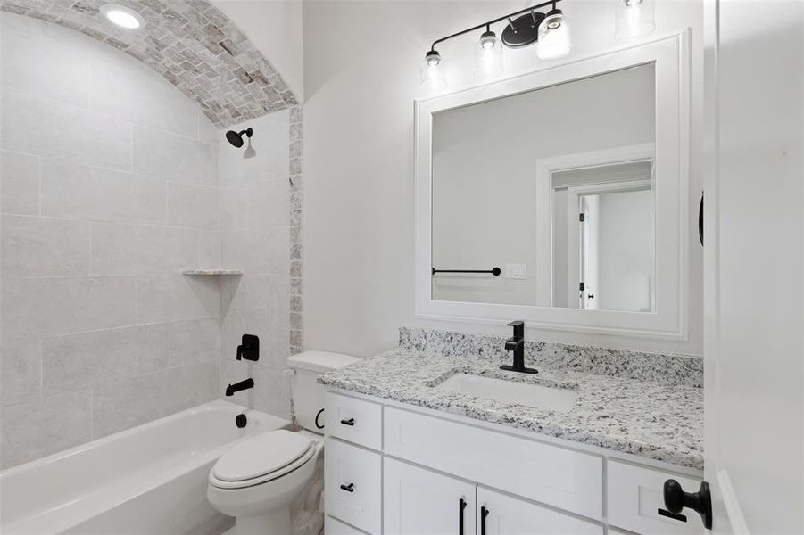 Furnished interior view inside a new home in , Godley (Image 19).