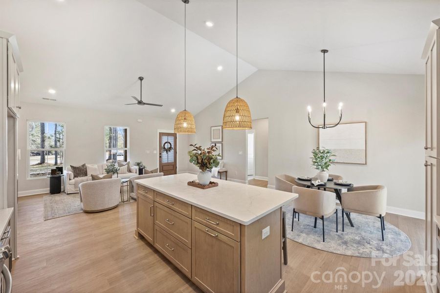 Furnished interior view inside a new home in , Lincolnton (Image 19).