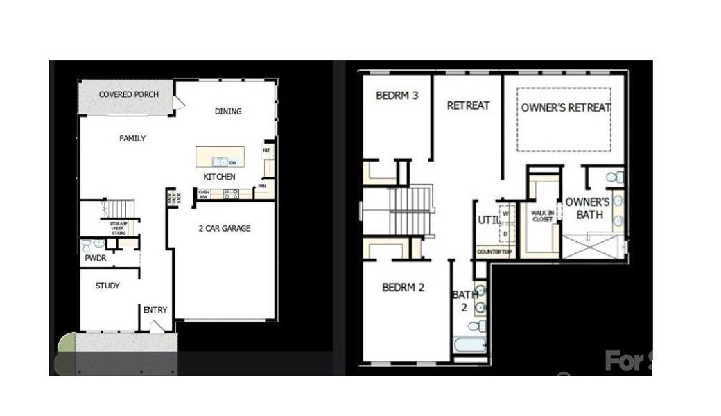 2D floor plan layout of this home in The River District – Excursion Collection, Charlotte, NC (Image 2). 2D floor plan layout of this home in The River District – Excursion Collection, Charlotte, NC (Image 2).