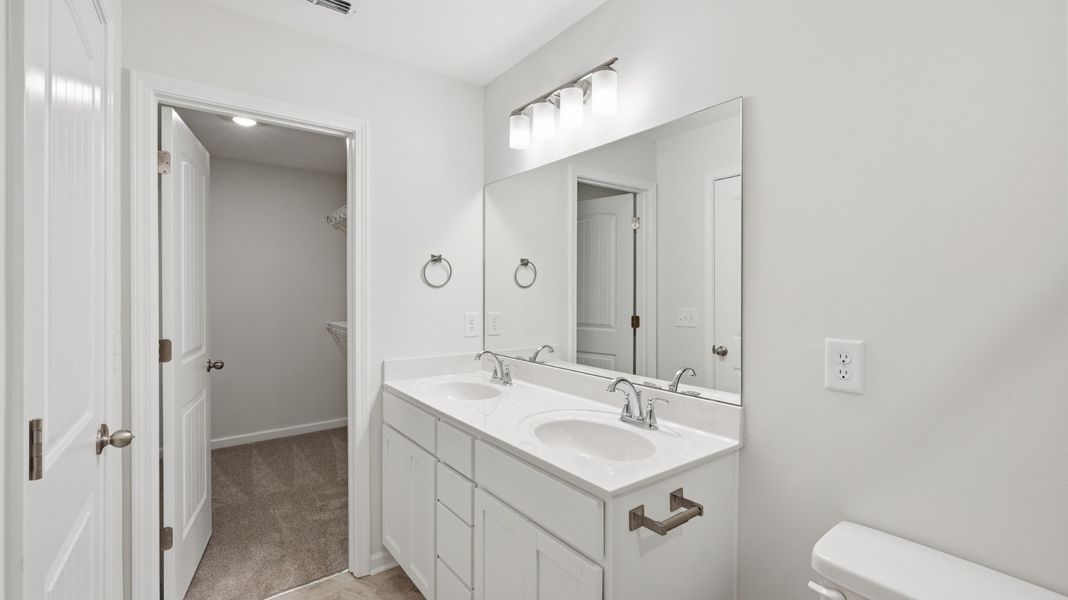 Furnished interior view inside a new home in Wheatfield, Shelbyville (Image 9).