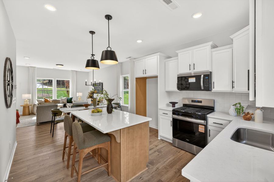 Furnished interior view inside a new home in Edgewater - Lakeview Point, Lancaster (Image 7).