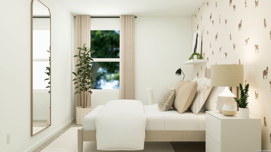 Furnished interior view inside a new home in Willow Point, San Antonio (Image 28). Furnished interior view inside a new home in Willow Point, San Antonio (Image 28).