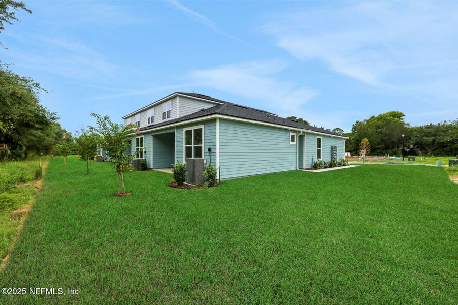 Exterior details and patio area of a home in , Palm Coast (Image 20). Exterior details and patio area of a home in , Palm Coast (Image 20).