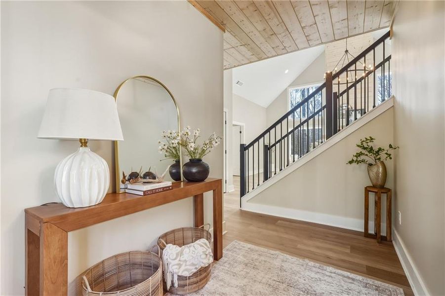 Furnished interior view inside a new home in , Ellijay (Image 3).