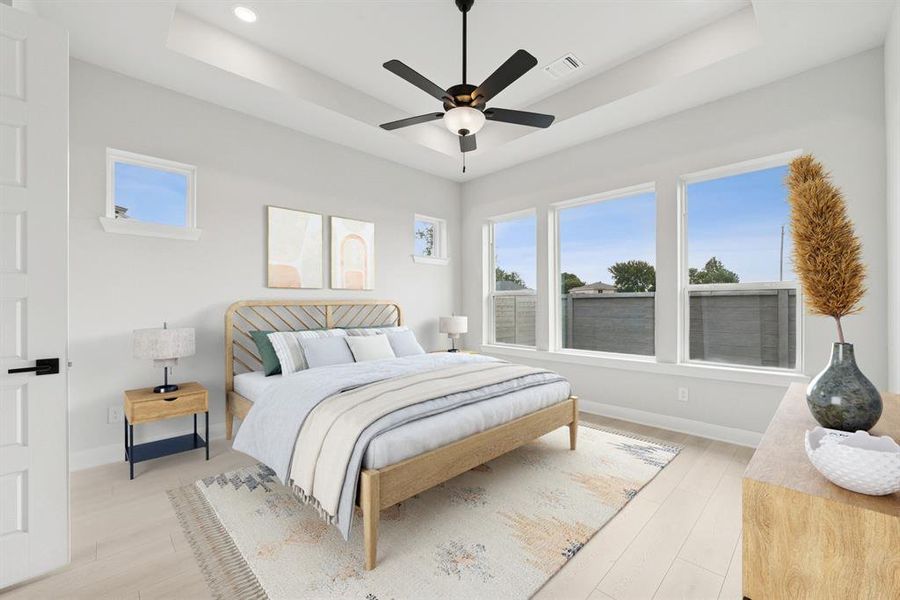 Furnished interior view inside a new home in Painted Tree - Classic Series, McKinney (Image 10). Furnished interior view inside a new home in Painted Tree - Classic Series, McKinney (Image 10).