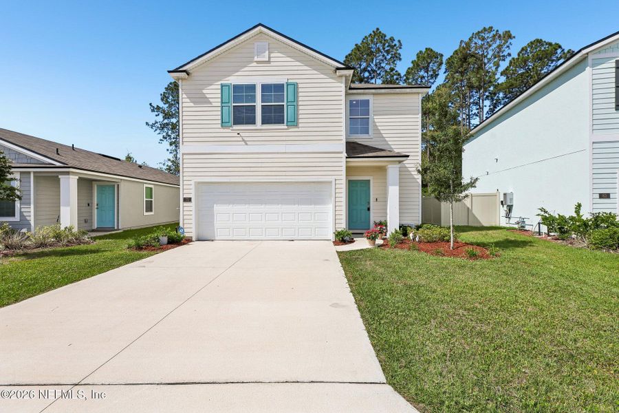 Front exterior of a new home in , St. Augustine, FL, highlighting curb appeal (Image 21).