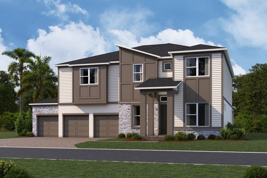 Lake Star Elevation  Contemporary