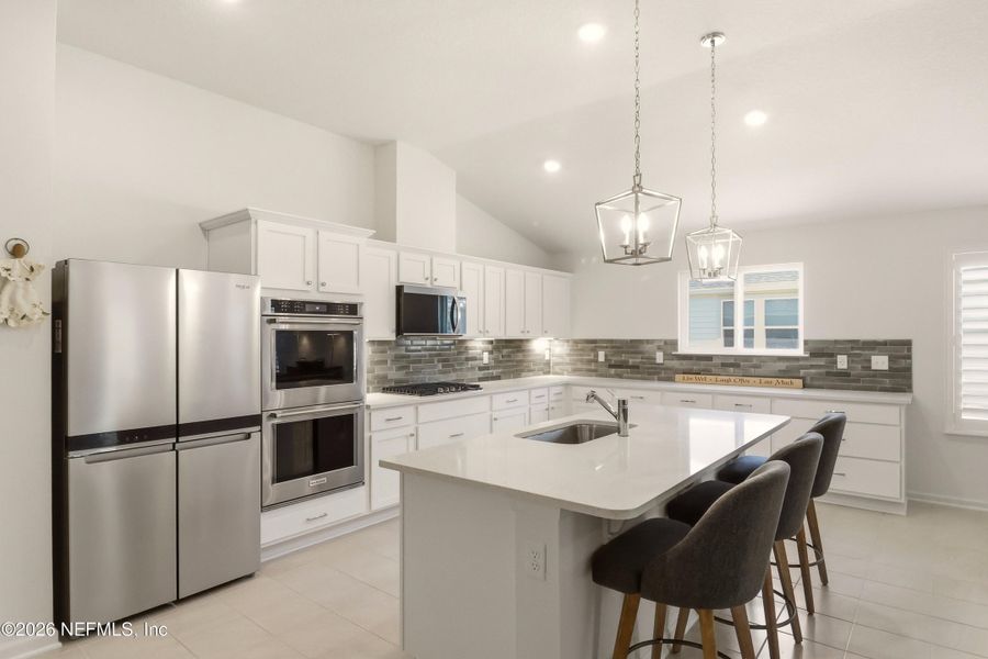 Furnished interior view inside a new home in , St. Augustine (Image 19).
