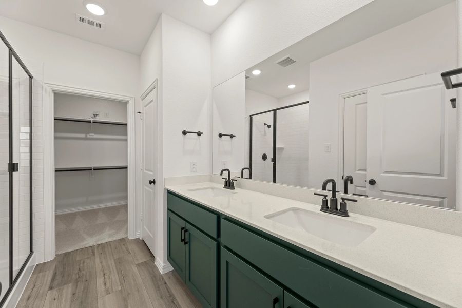Primary Bathroom Representative Photo featuring the Rosemary Collection Primary Bathroom Representative Photo featuring the Rosemary Collection